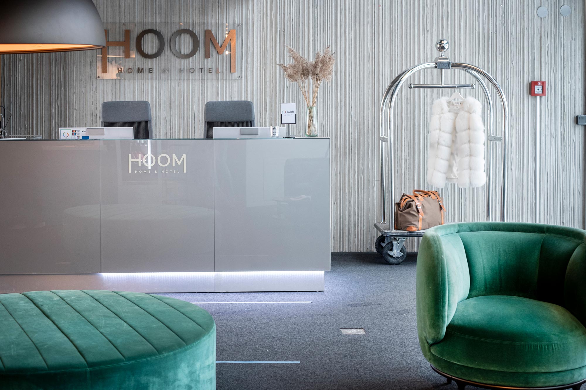 Reception at HOOM Hotel
