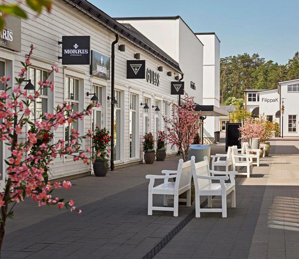 The shopping center Stockholm Quality Outlet in Järfälla